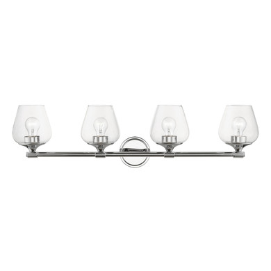 Bathroom Fixtures Four Lights by Livex Lighting ( 107 | 17474-05 Willow ) 