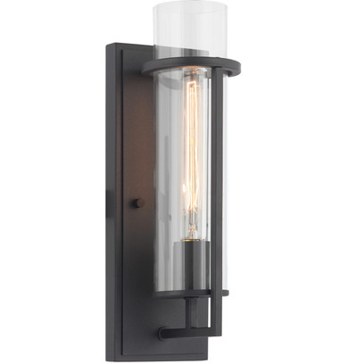 Sconces Single Glass by Matteo Lighting ( 423 | S03901MB Tubulaire ) 
