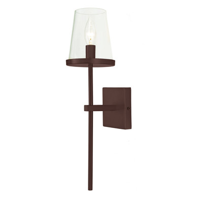 Sconces Single Glass by JVI Designs ( 261 | 1274-08 Kent ) 
