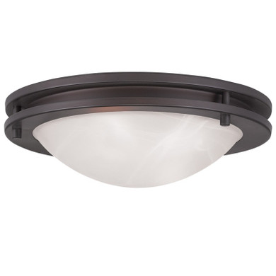 Flush Mounts Bowl Style by Livex Lighting ( 107 | 7057-07 Ariel ) 