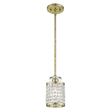 Mini Pendants Glass Down by Livex Lighting ( 107 | 50560-28 Grammercy ) 