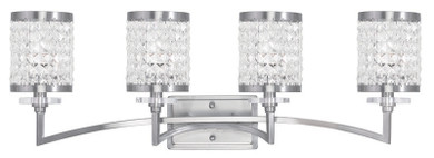 Bathroom Fixtures Four Lights by Livex Lighting ( 107 | 50564-91 Grammercy ) 