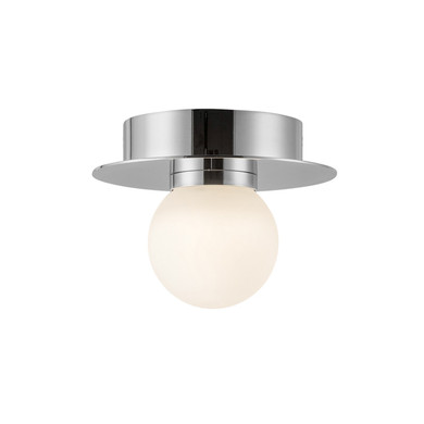 Flush Mounts Glass Down by Kuzco Lighting ( 347 | FM15506-CH-UNV Elixir ) 