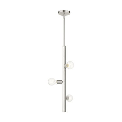 Mini Pendants Exposed Lamps by Livex Lighting ( 107 | 45863-91 Bannister ) 