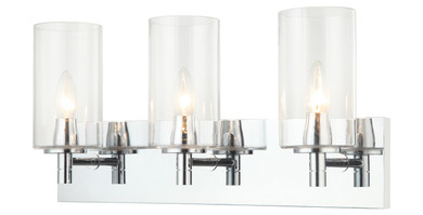 Bathroom Fixtures Three Lights by Matteo Lighting ( 423 | S04903CHCL Candela ) 