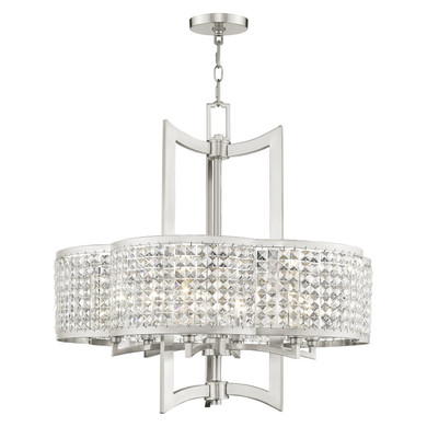 Mid. Chandeliers Candle by Livex Lighting ( 107 | 50576-91 Grammercy ) 