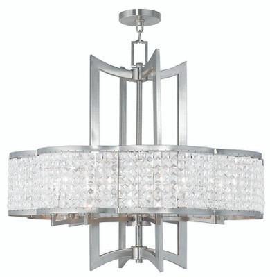 Mid. Chandeliers Candle by Livex Lighting ( 107 | 50578-91 Grammercy ) 