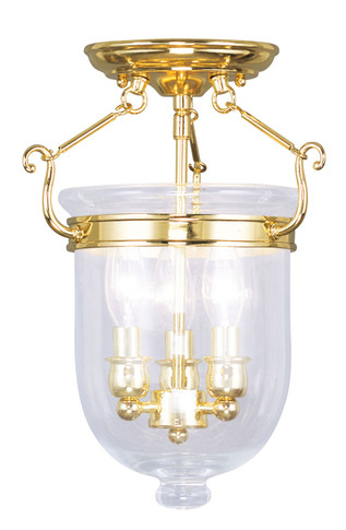 Foyer/Hall Lanterns Glass w/Frame by Livex Lighting ( 107 | 5061-02 Jefferson ) 