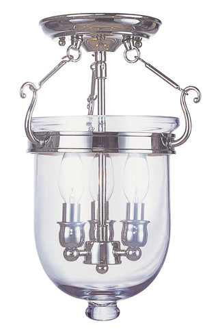 Foyer/Hall Lanterns Glass w/Frame by Livex Lighting ( 107 | 5061-35 Jefferson ) 