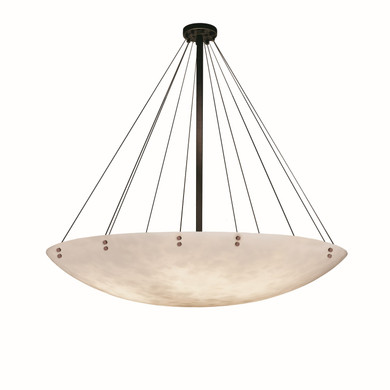 Large Chandeliers Multi-Port/Cascade by Justice Designs ( 102 | CLD-9668-35-DBRZ-F1-LED12-12000 Clouds ) 
