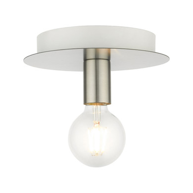 Flush Mounts Exposed Lamps by Livex Lighting ( 107 | 45871-91 Hillview ) 