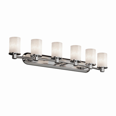 Bathroom Fixtures Five+Lights by Justice Designs ( 102 | CLD-8516-10-CROM Clouds ) 