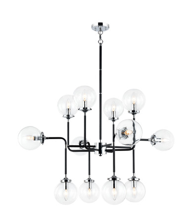 Large Chandeliers Glass Shade by Matteo Lighting ( 423 | C58212CHCL Particles ) 