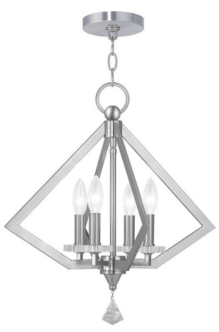 Mini Chandeliers Candle by Livex Lighting ( 107 | 50664-91 Diamond ) 
