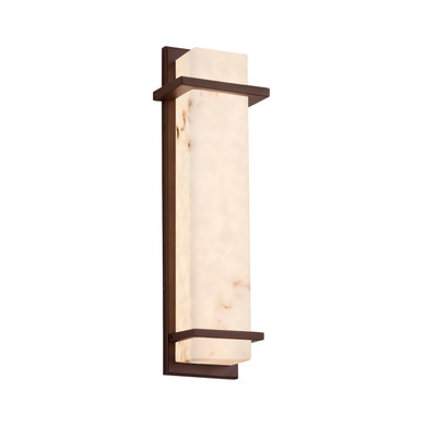 Exterior Wall Mt./Flush by Justice Designs ( 102 | FAL-7614W-DBRZ LumenAria ) 