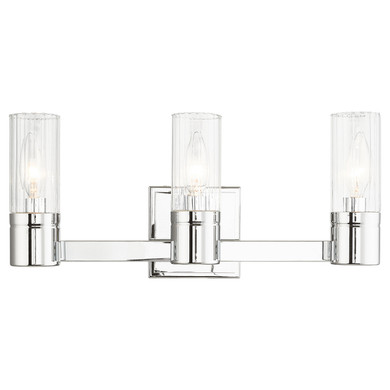 Bathroom Fixtures Three Lights by Livex Lighting ( 107 | 50683-05 Midtown ) 