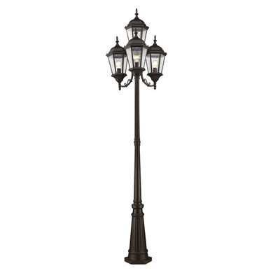 Exterior Post/Pier Head by Livex Lighting ( 107 | 7557-07 Hamilton ) 