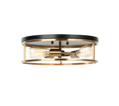 Flush Mounts Cage Style by Justice Designs ( 102 | NSH-4480-MBBR Knox ) 