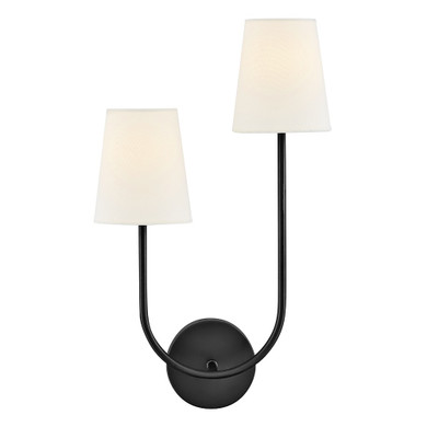 Sconces Double Candle by Lark ( 531 | 84260BK Cora ) 