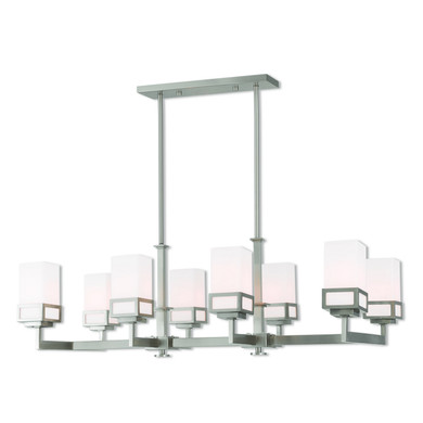 Linear/Island 4 Light + by Livex Lighting ( 107 | 40198-91 Harding ) 