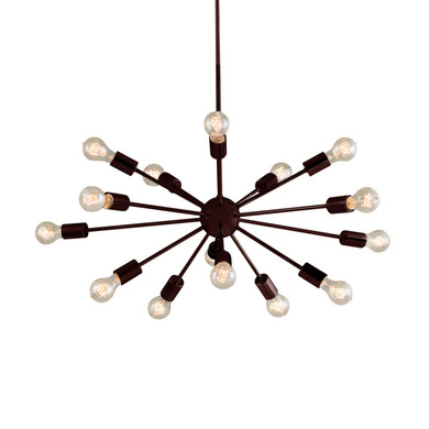 Large Chandeliers Starburst by Justice Designs ( 102 | NSH-8024-DBRZ Axion ) 