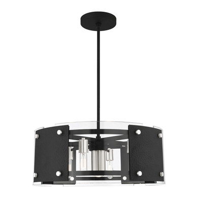 Mid. Chandeliers Glass Down by Livex Lighting ( 107 | 45995-04 Barcelona ) 