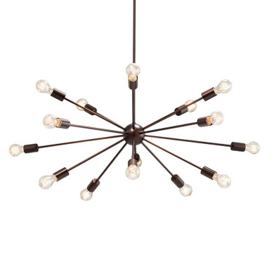 Large Chandeliers Starburst by Justice Designs ( 102 | NSH-8027-DBRZ Axion ) 