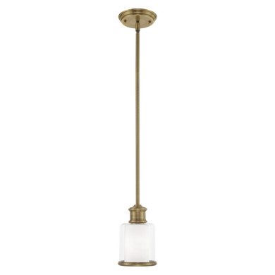 Mini Pendants Glass Down by Livex Lighting ( 107 | 40210-01 Middlebush ) 