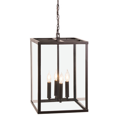 Foyer/Hall Lanterns Glass w/Frame by JVI Designs ( 261 | 3041-08 Carnegie ) 