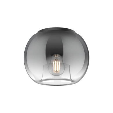 Flush Mounts Glass Down by Kuzco Lighting ( 347 | FM57508-BK/SM Samar ) 