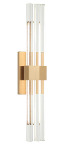 Sconces Single Glass by Matteo Lighting ( 423 | S06924AG Krustallos ) 