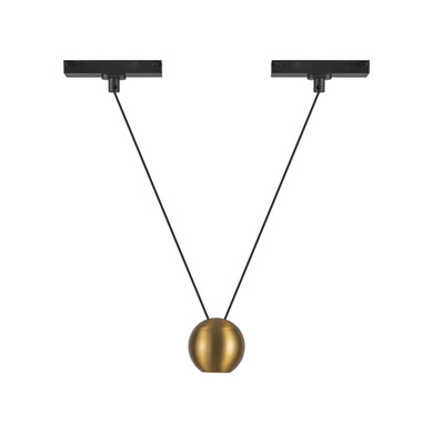Track Pendants by Kuzco Lighting ( 347 | TRP27203-BG-4K Faria Double ) 