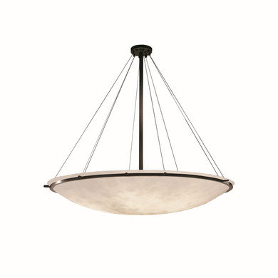 Pendants Bowl Style by Justice Designs ( 102 | CLD-9699-35-DBRZ Clouds ) 