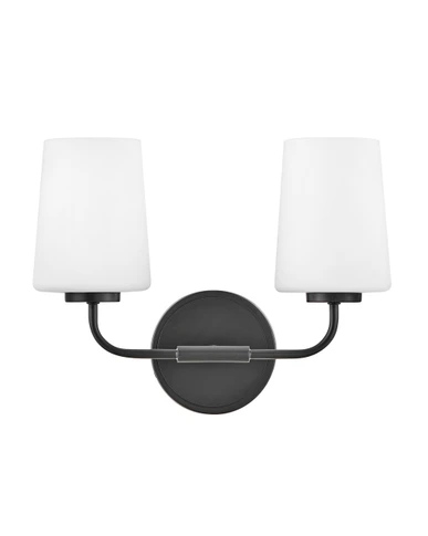 Bathroom Fixtures Two Lights by Lark ( 531 | 853452BK Kline ) 