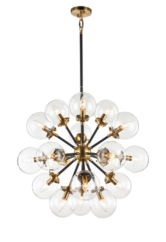 Mid. Chandeliers Starburst by Matteo Lighting ( 423 | C62818AGCL Soleil ) 