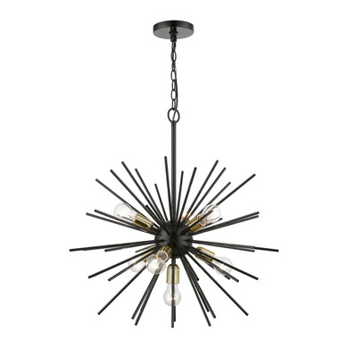 Mid. Chandeliers Starburst by Livex Lighting ( 107 | 46175-68 Tribeca ) 