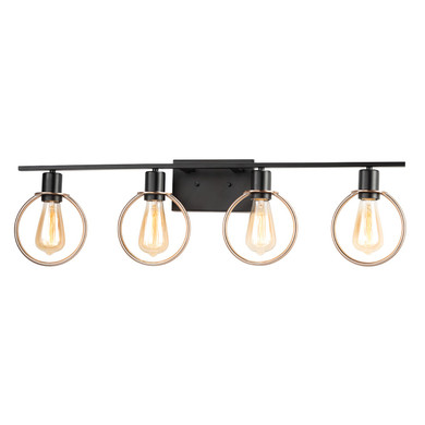 Bathroom Fixtures Four Lights by Justice Designs ( 102 | NSH-8904-MBBR Volta ) 