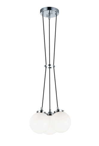 Mini Pendants 3 Light Cluster by Matteo Lighting ( 423 | C63003CHOP The Bougie ) 