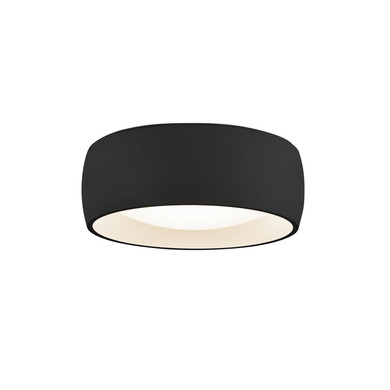 Flush Mounts Drum Shade by Kuzco Lighting ( 347 | FM82104-BK Savile ) 