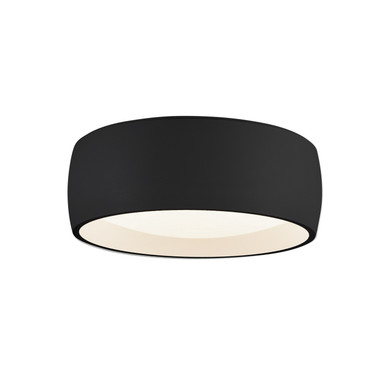 Flush Mounts Drum Shade by Kuzco Lighting ( 347 | FM82106-BK Savile ) 