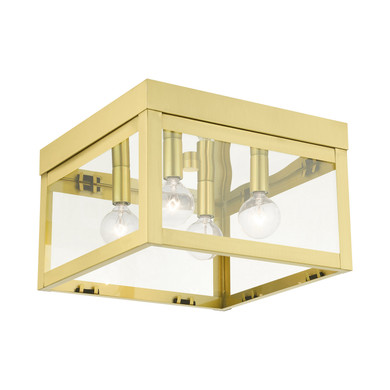 Flush Mounts Cage Style by Livex Lighting ( 107 | 20589-12 Nyack ) 