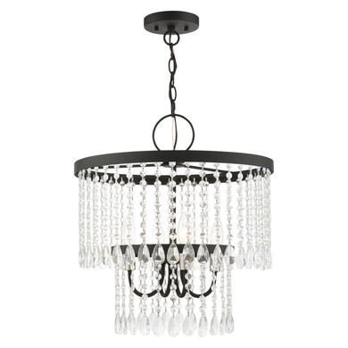 Mini Chandeliers Glass Shade by Livex Lighting ( 107 | 51064-04 Elizabeth ) 