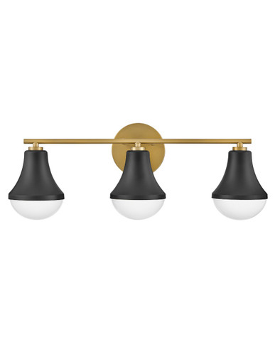 Bathroom Fixtures Three Lights by Lark ( 531 | 85513BK Haddie ) 