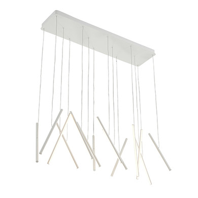 Linear/Island Multi-port/Cascade by Kuzco Lighting ( 347 | LP14840-WH Chute ) 