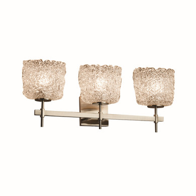   by Justice Designs ( 102 | GLA-8413-30-LACE-NCKL Veneto Luce ) 