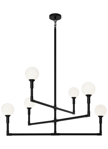 Large Chandeliers Geometric/Linear by Matteo Lighting ( 423 | C64806BKOP Candlestix ) 