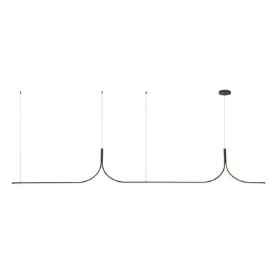 Linear/Island Geometric/Linear by Kuzco Lighting ( 347 | LP17910-BK-UNV-010-RT Thread ) 
