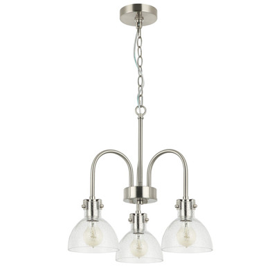 Mini Chandeliers Glass Shade by Maxilite ( 501 | MX 1095-3-40 Belle-Clear ) 