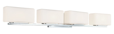 Bathroom Fixtures Four Lights by Matteo Lighting ( 423 | S10804CH Chiclet ) 