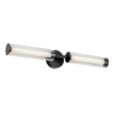 Bathroom Fixtures Cylindrical / Linear by Kuzco Lighting ( 347 | VL28028-BK Braga ) 